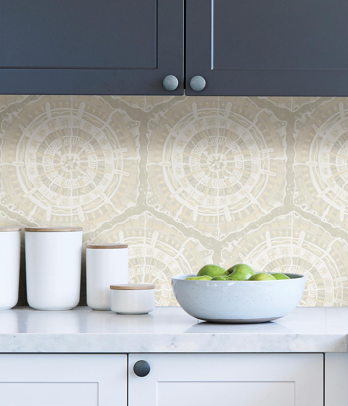 York Cream Harmony Peel & Stick Wallpaper