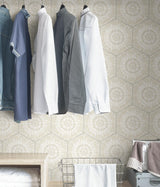York Cream Harmony Peel & Stick Wallpaper