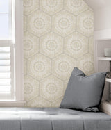 York Cream Harmony Peel & Stick Wallpaper