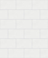 York Joan White Tile Wallpaper