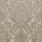 York Signature Beige Damask Wallpaper
