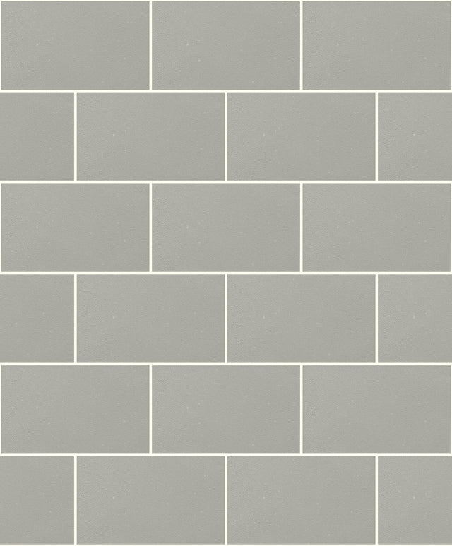 York Joan Taupe Tile Wallpaper