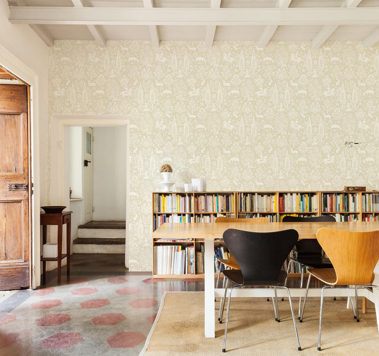 York Sherwood Cream Woodland Wallpaper