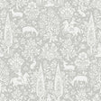 York Sherwood Light Grey Woodland Wallpaper