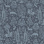 York Sherwood Dark Blue Woodland Wallpaper