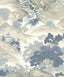 York Ordos Blue Eastern Toile Wallpaper