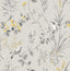 York Mariko Grey Botanical Wallpaper