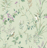 York Mariko Sage Botanical Wallpaper
