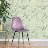 York Mariko Sage Botanical Wallpaper