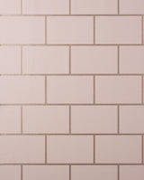York Metro Rose Gold Tile Wallpaper