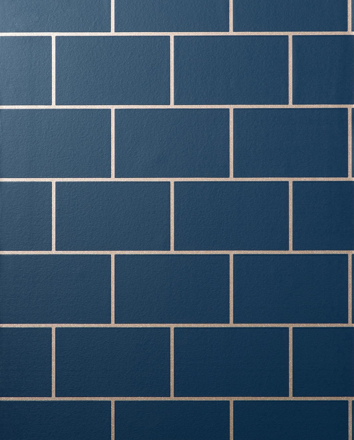 York Metro Navy Tile Wallpaper