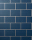 York Metro Navy Tile Wallpaper