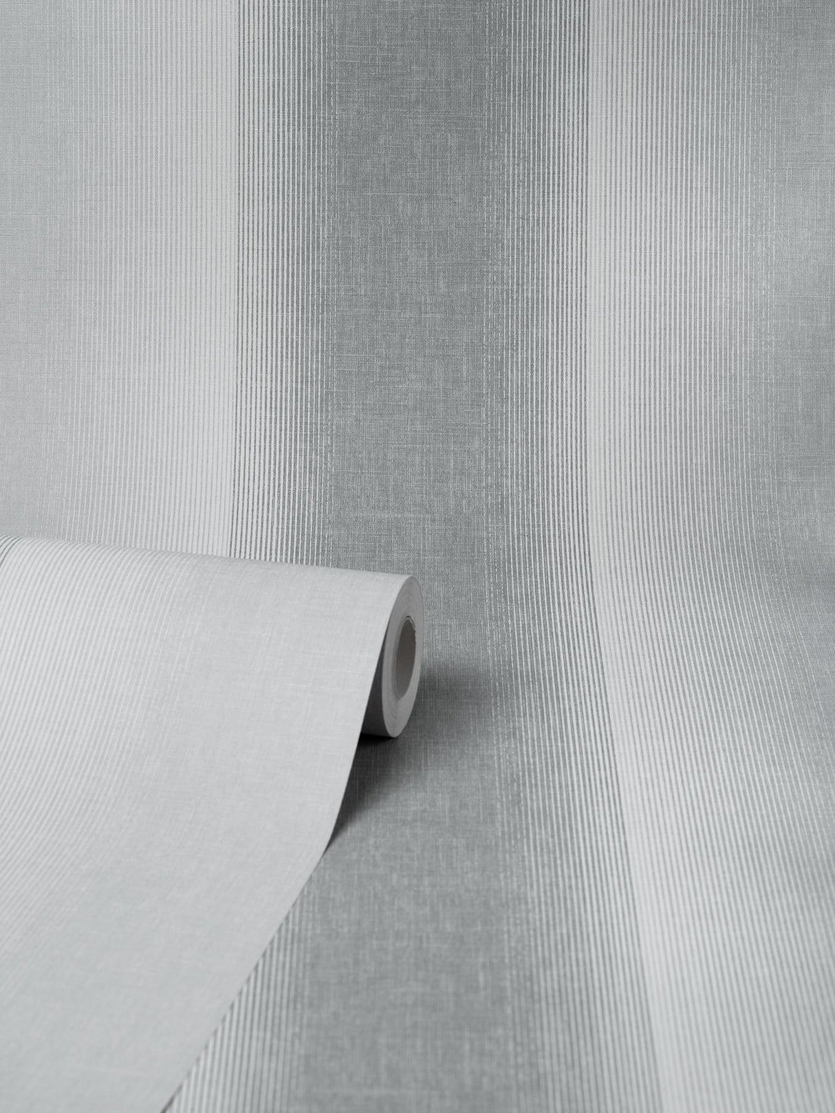 York Kirby Charcoal Stripe Wallpaper
