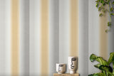 York Kirby Mustard Stripe Wallpaper