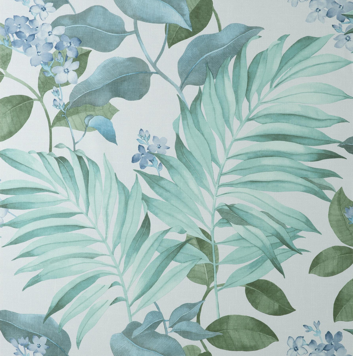 York Eden Grey Tropical Wallpaper