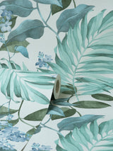 York Eden Grey Tropical Wallpaper