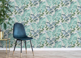 York Eden Grey Tropical Wallpaper