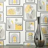 York Krasner Mustard Gallery Wallpaper