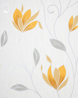 York Synergy Yellow Floral Wallpaper