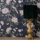 York Akina Navy Floral Wallpaper