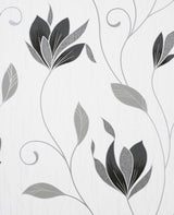 York Synergy Black Floral Wallpaper