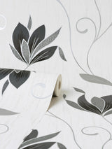 York Synergy Black Floral Wallpaper