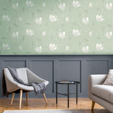 York Synergy Light Green Floral Wallpaper