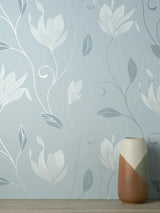 York Synergy Light Blue Floral Wallpaper