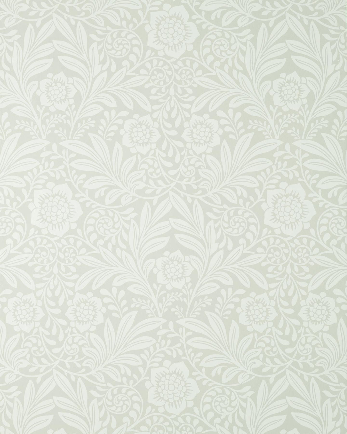 York Camille Light Grey Damask Wallpaper