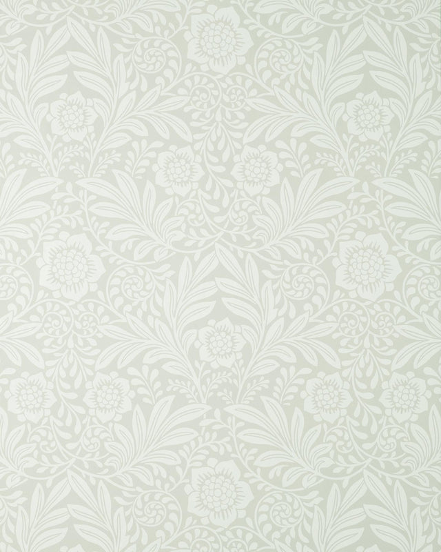 York Camille Light Grey Damask Wallpaper