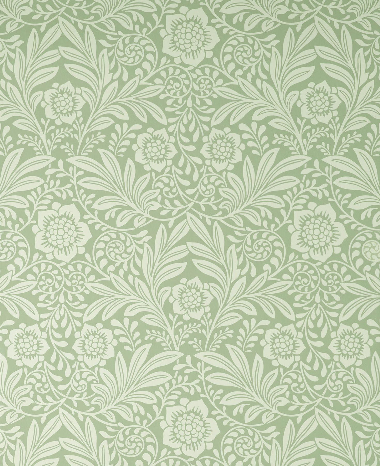 York Camille Sage Damask Wallpaper