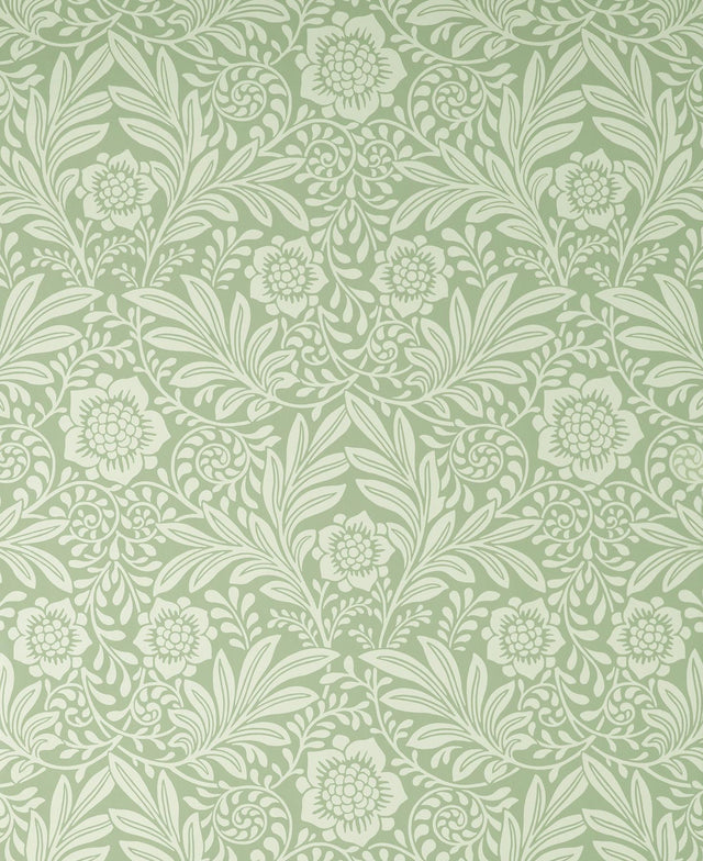 York Camille Sage Damask Wallpaper