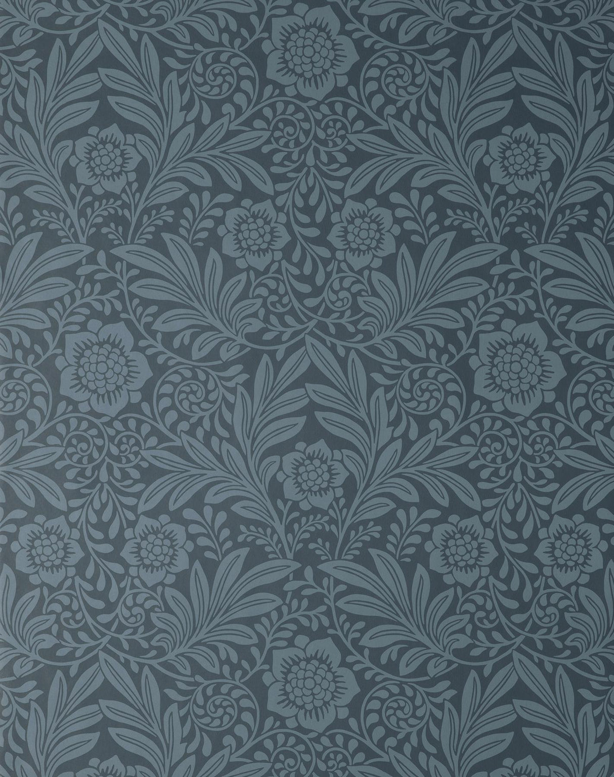 York Camille Navy Damask Wallpaper