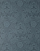 York Camille Navy Damask Wallpaper