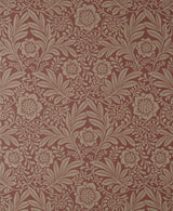 York Camille Red Damask Wallpaper