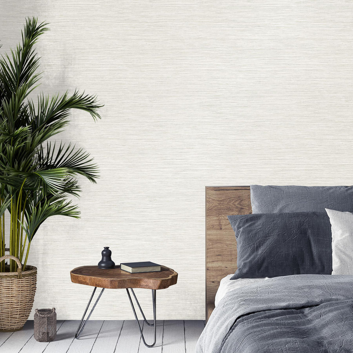 York Fusion Grey Plain Wallpaper