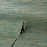 York Fusion Teal Plain Wallpaper