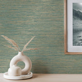 York Fusion Teal Plain Wallpaper