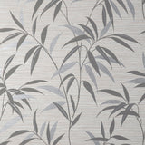 York Fusion Grey Leaf Wallpaper