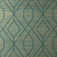 York Fusion Teal Trellis Wallpaper