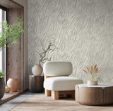 York Arran Grey Swirling Stripe Wallpaper