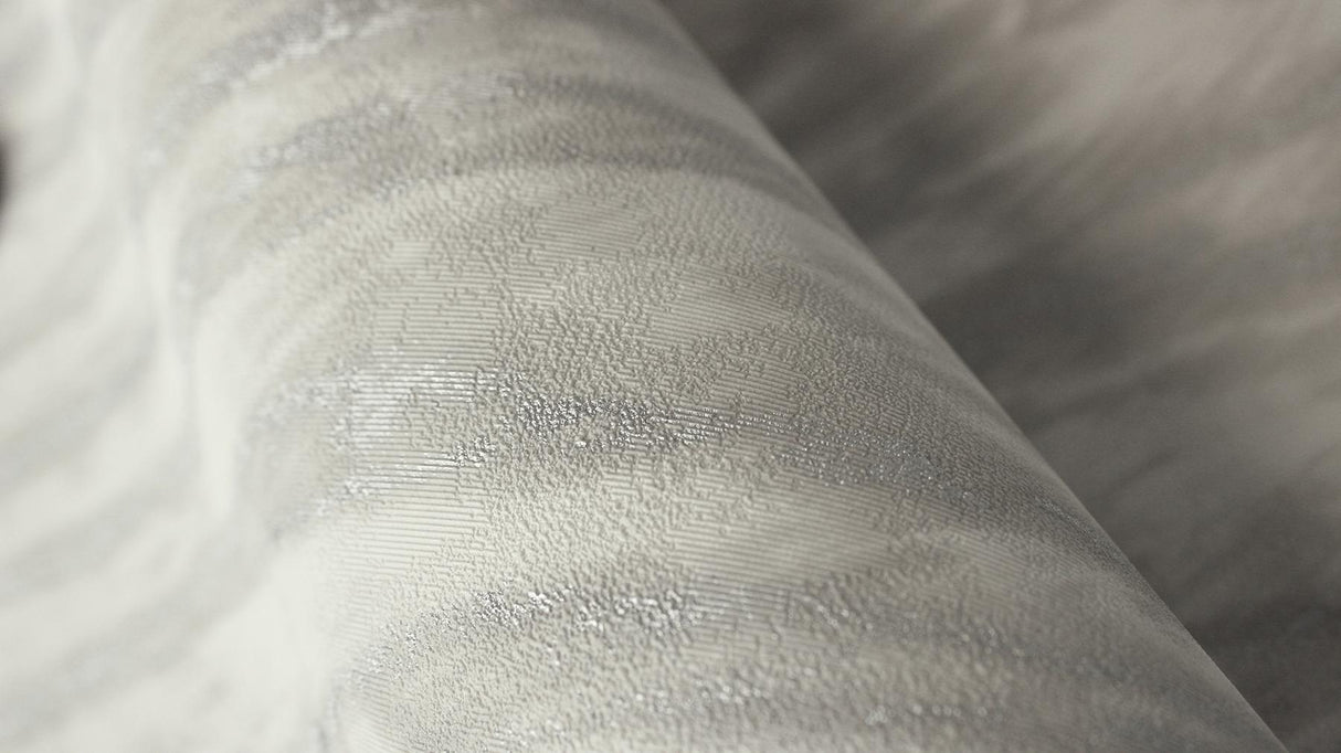 York Arran Grey Swirling Stripe Wallpaper