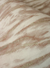 York Arran Rose Gold Swirling Stripe Wallpaper