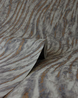 York Arran Stone Swirling Stripe Wallpaper