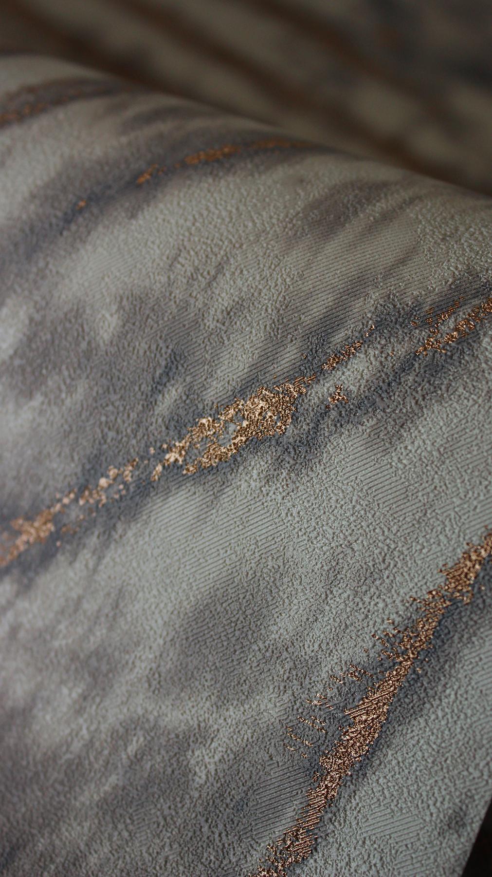 York Arran Stone Swirling Stripe Wallpaper