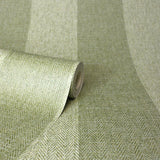 York Finn Green Chevron Stripe Wallpaper