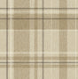 York Harris Light Brown Plaid Chevron Wallpaper