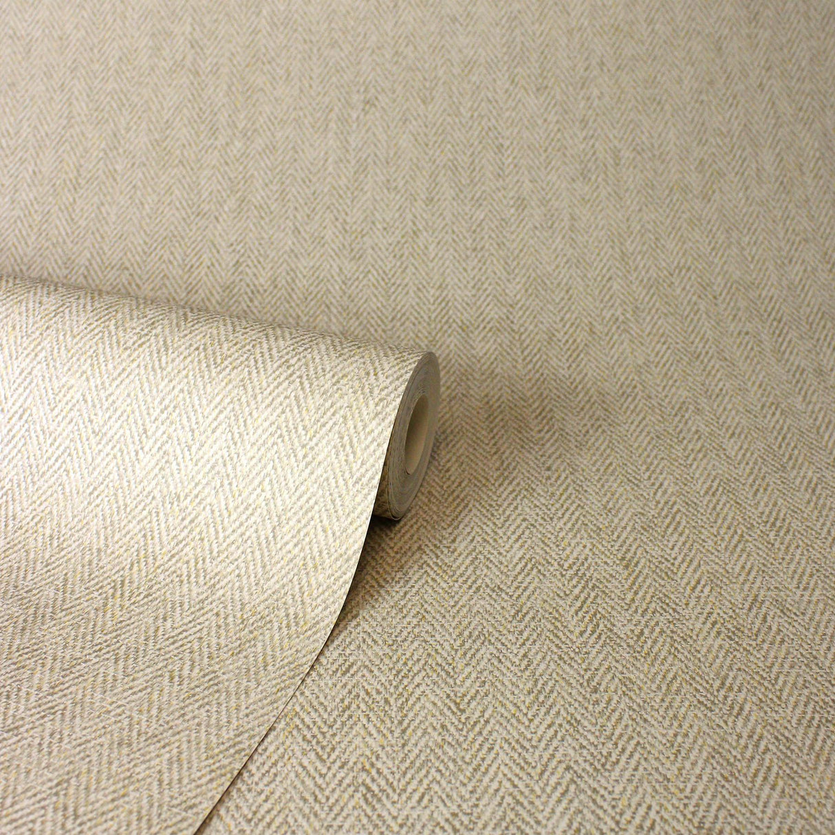 York Theo Light Brown Chevron Wallpaper