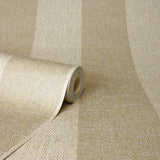 York Finn Light Brown Chevron Stripe Wallpaper