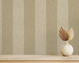 York Finn Light Brown Chevron Stripe Wallpaper